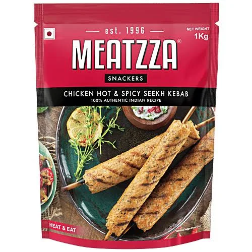 MEATZZA CHIEKEN SEEKH KEBAB HOT & SPICY 1 KG